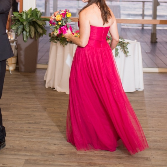 Kenneth Winston cerise / pink / magenta / raspberry / 5192L bridesmaid dress - Picture 2 of 6